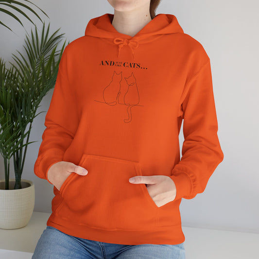 NekoPunch Original Hoodie – "AND JUST LIKE CATS" | Unisex Heavy Blend™