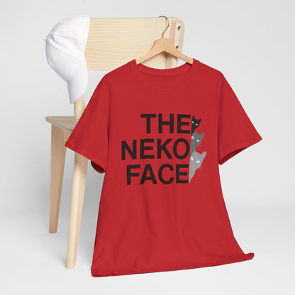 NekoPunch Original T-Shirt – “THE NEKO FACE” | Unisex Heavy Cotton Tee