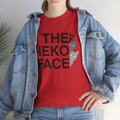 NekoPunch Original T-Shirt – “THE NEKO FACE” | Unisex Heavy Cotton Tee