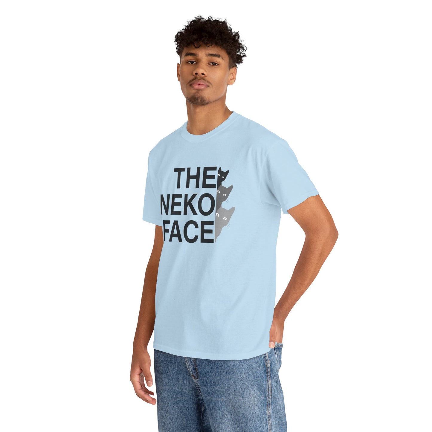 NekoPunch Original T-Shirt – “THE NEKO FACE” | Unisex Heavy Cotton Tee