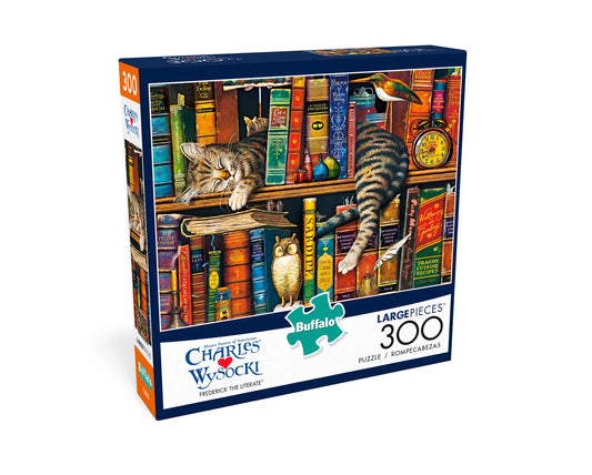 Charles Wysocki "Frederick the Literate" 300-Piece Interlocking Jigsaw Puzzle