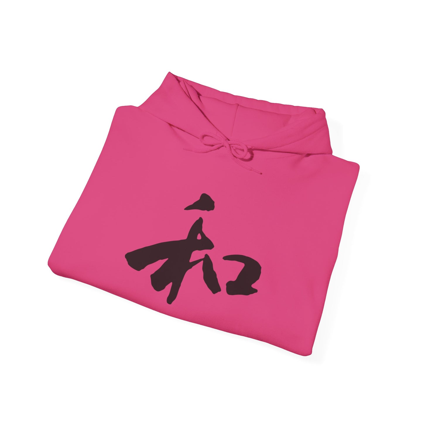 NekoPunch Original Hoodie – "Harmony" (和) Japanese Calligraphy | Unisex Heavy Blend™