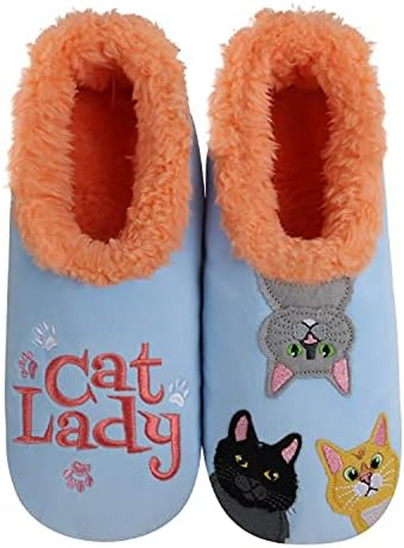 Pairable Slipper Socks - Non-Slip Fuzzy Cat Slippers for Women