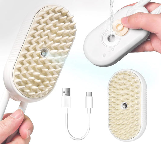 3-in-1 Steam Pet Brush