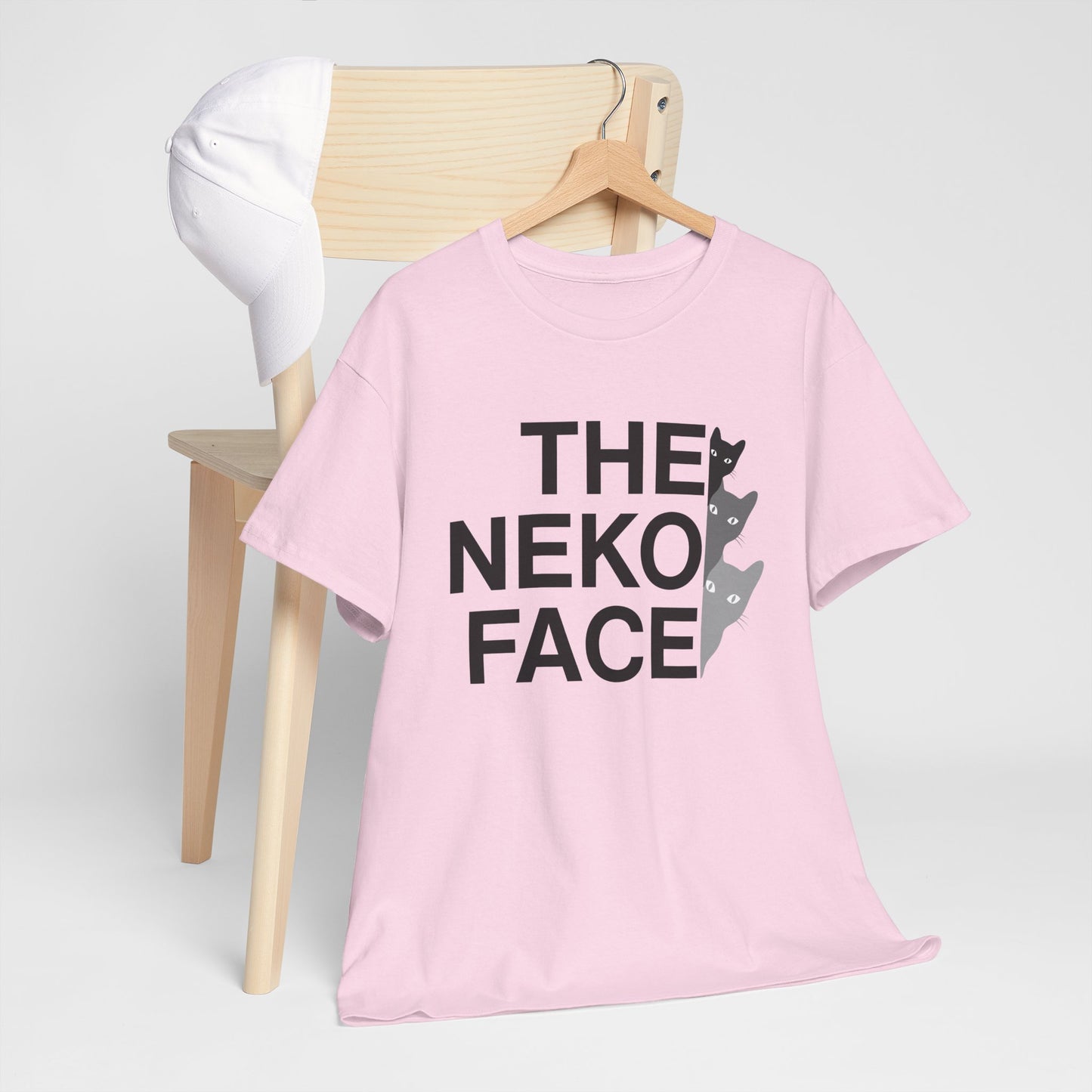 NekoPunch Original T-Shirt – “THE NEKO FACE” | Unisex Heavy Cotton Tee