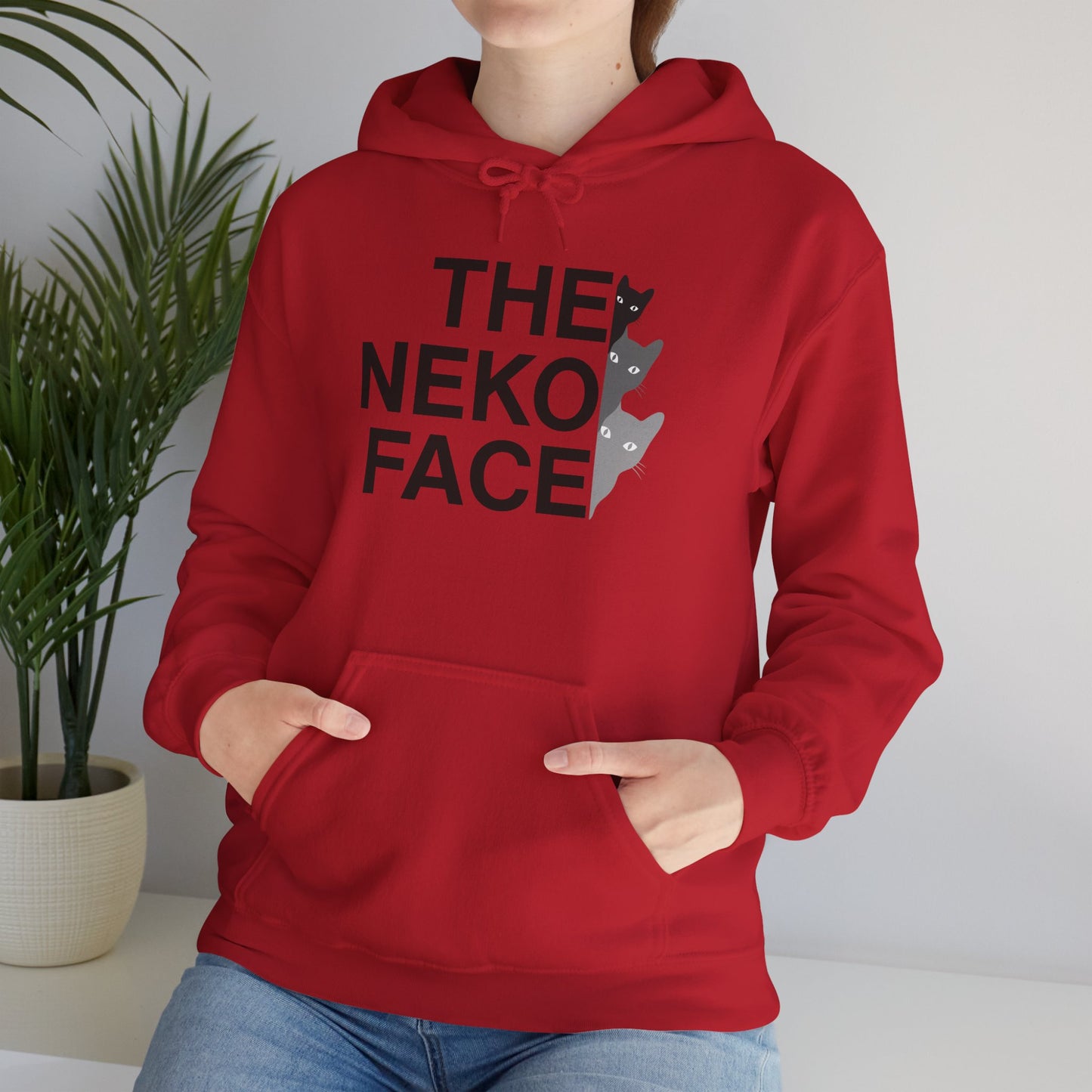 NekoPunch Original Hoodie – "THE NEKO FACE" | Unisex Heavy Blend™