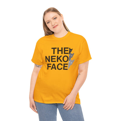 NekoPunch Original T-Shirt – “THE NEKO FACE” | Unisex Heavy Cotton Tee