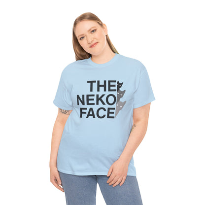 NekoPunch Original T-Shirt – “THE NEKO FACE” | Unisex Heavy Cotton Tee