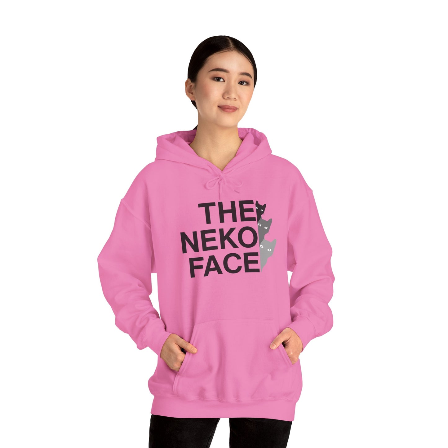 NekoPunch Original Hoodie – "THE NEKO FACE" | Unisex Heavy Blend™