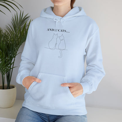 NekoPunch Original Hoodie – "AND JUST LIKE CATS" | Unisex Heavy Blend™