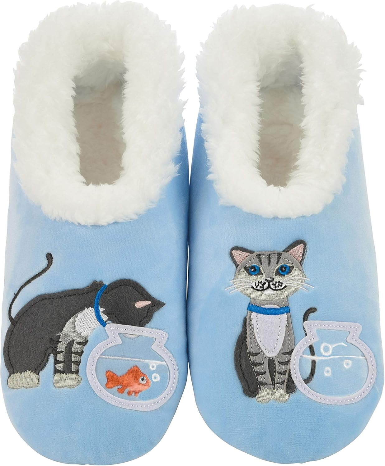 Pairable Slipper Socks - Non-Slip Fuzzy Cat Slippers for Women