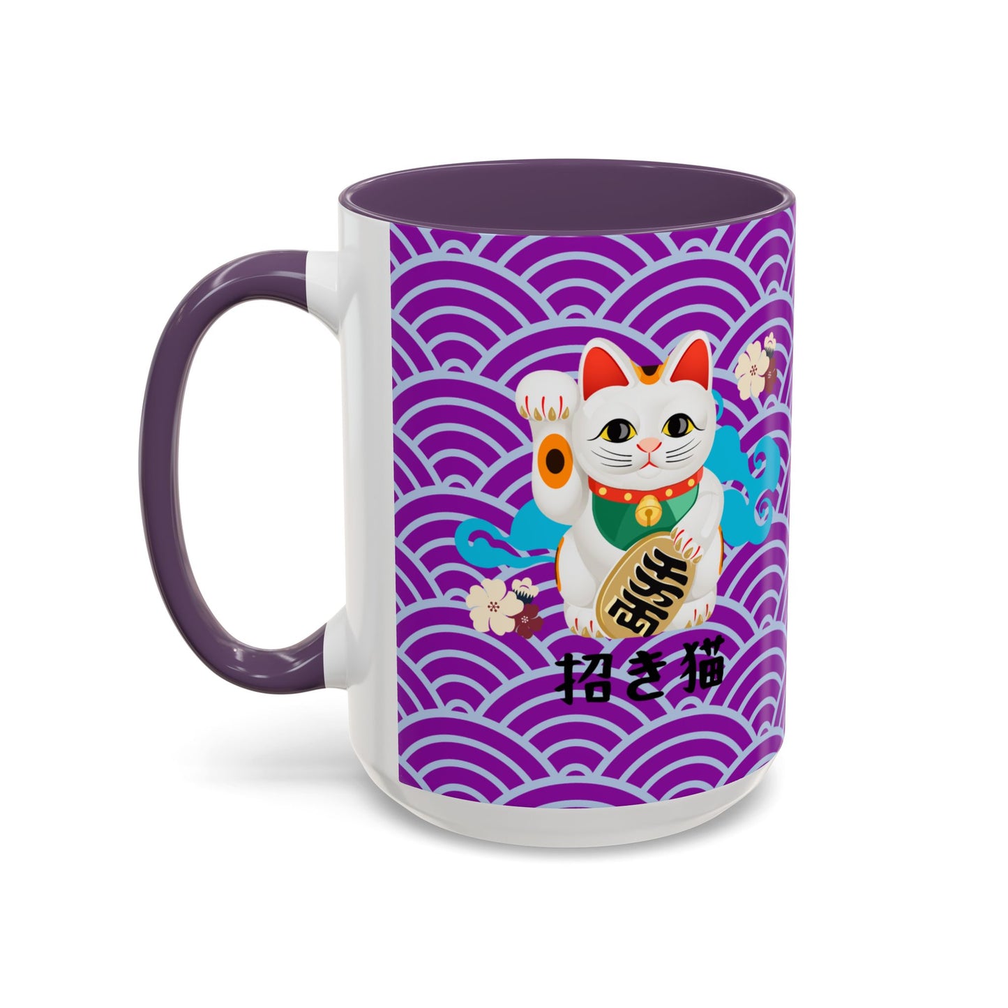NekoPunch Original | 15oz Maneki Neko - Japanese Beckoning Cat Mug