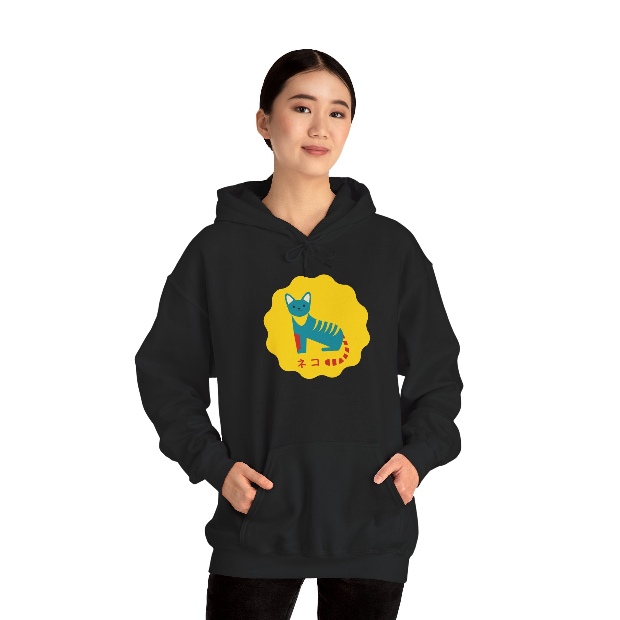 NekoPunch Original Hoodie – “Cat” (ネコ) | Unisex Heavy Blend™