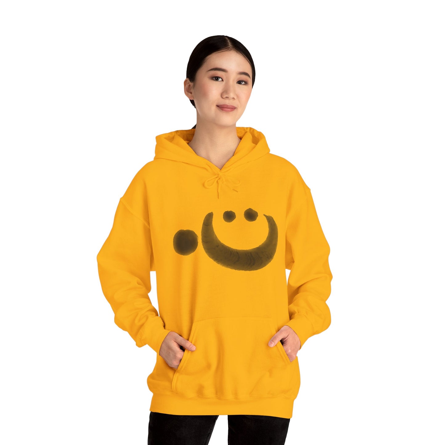 NekoPunch Original Hoodie – “Heart” (心) Japanese Calligraphy | Unisex Heavy Blend™