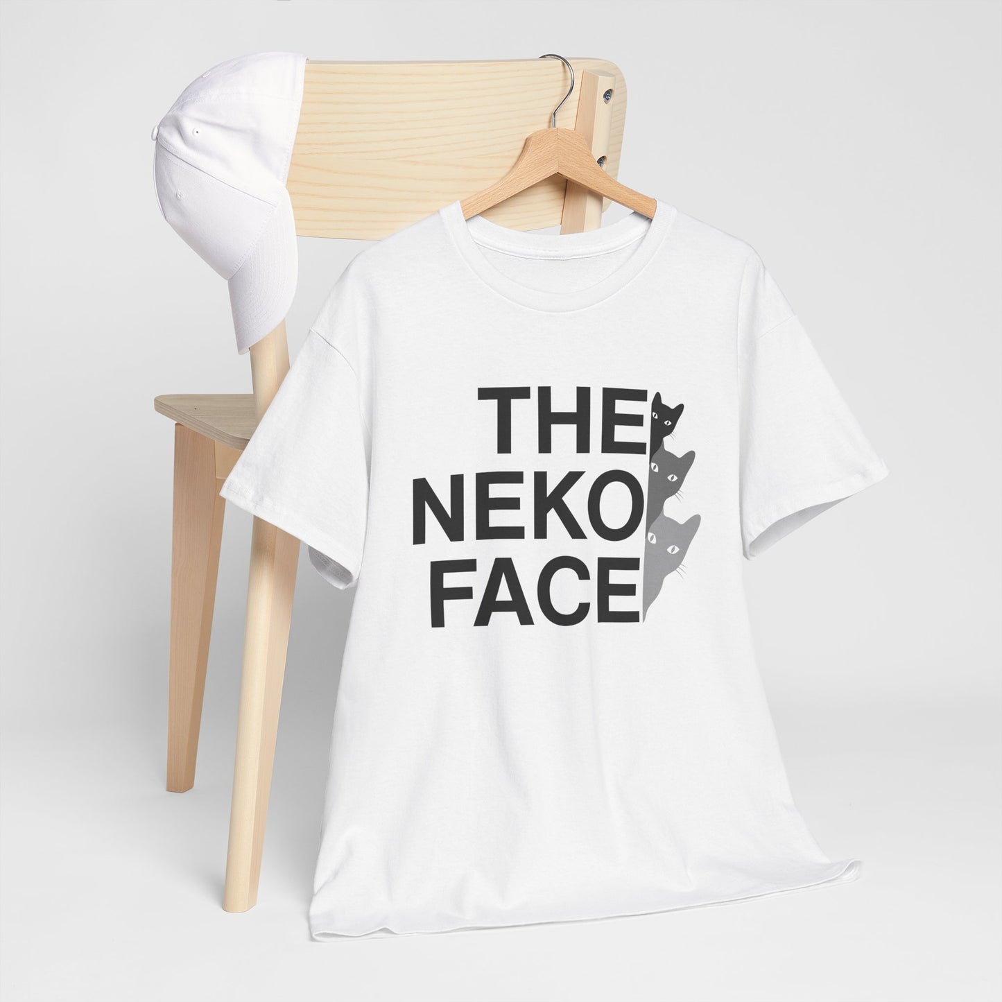 NekoPunch Original T-Shirt – “THE NEKO FACE” | Unisex Heavy Cotton Tee