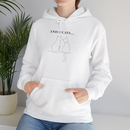 NekoPunch Original Hoodie – "AND JUST LIKE CATS" | Unisex Heavy Blend™
