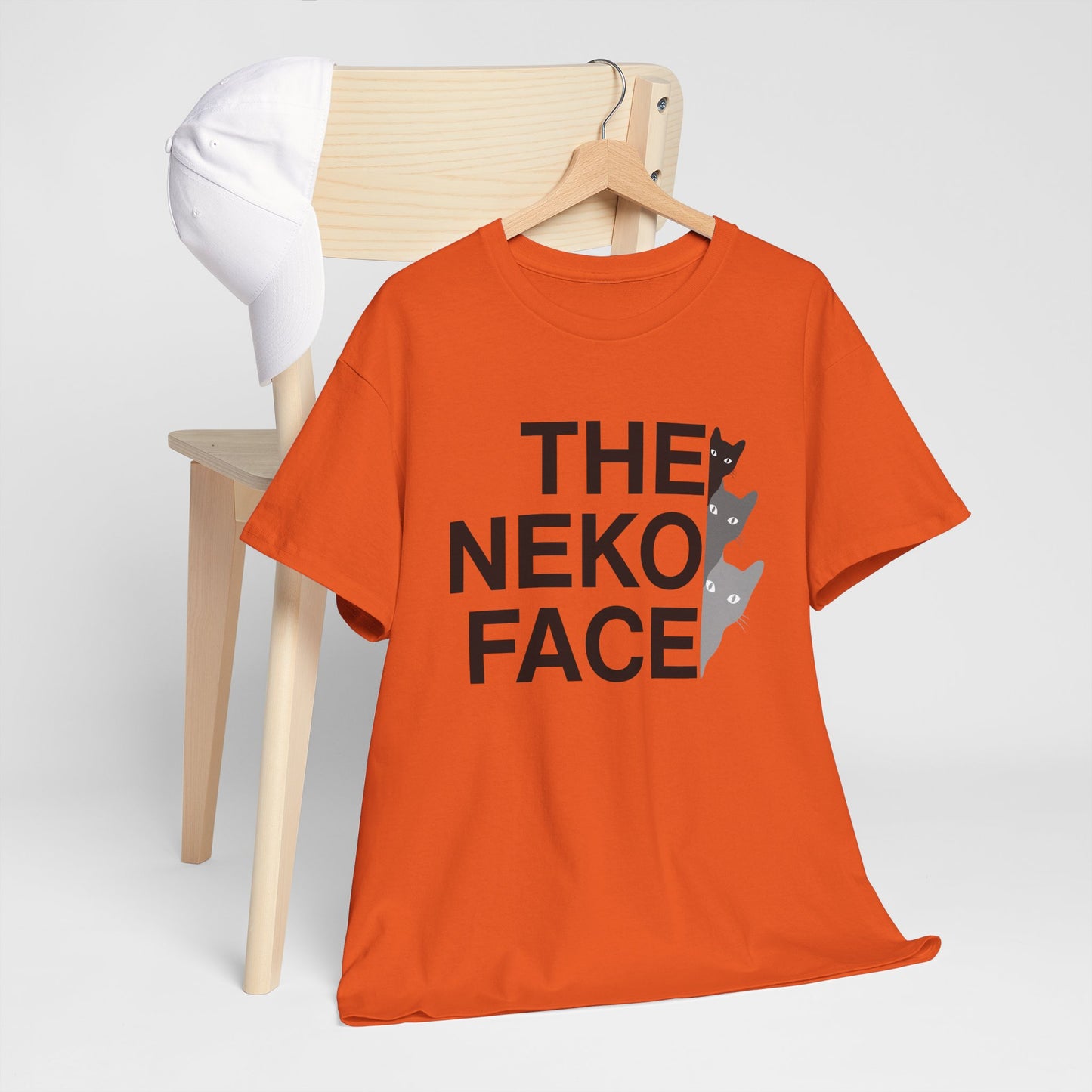 NekoPunch Original T-Shirt – “THE NEKO FACE” | Unisex Heavy Cotton Tee