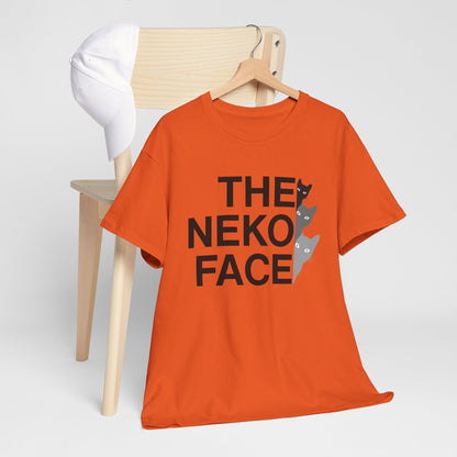 NekoPunch Original T-Shirt – “THE NEKO FACE” | Unisex Heavy Cotton Tee