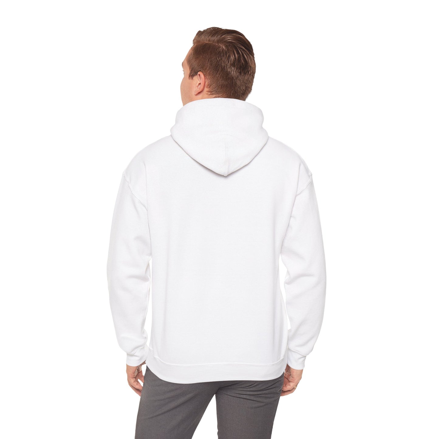 NekoPunch Original Hoodie – "Happy New Year" (迎春) Japanese Calligraphy | Unisex Heavy Blend™