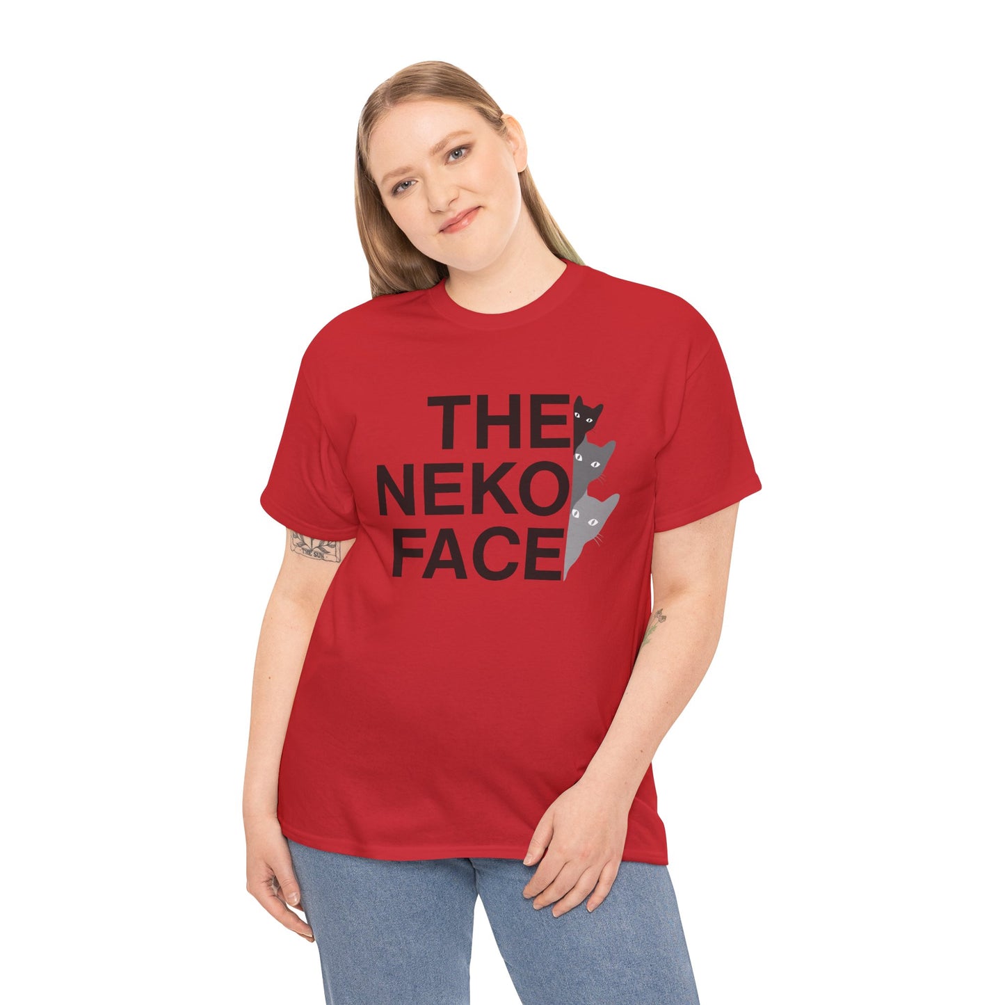 NekoPunch Original T-Shirt – “THE NEKO FACE” | Unisex Heavy Cotton Tee