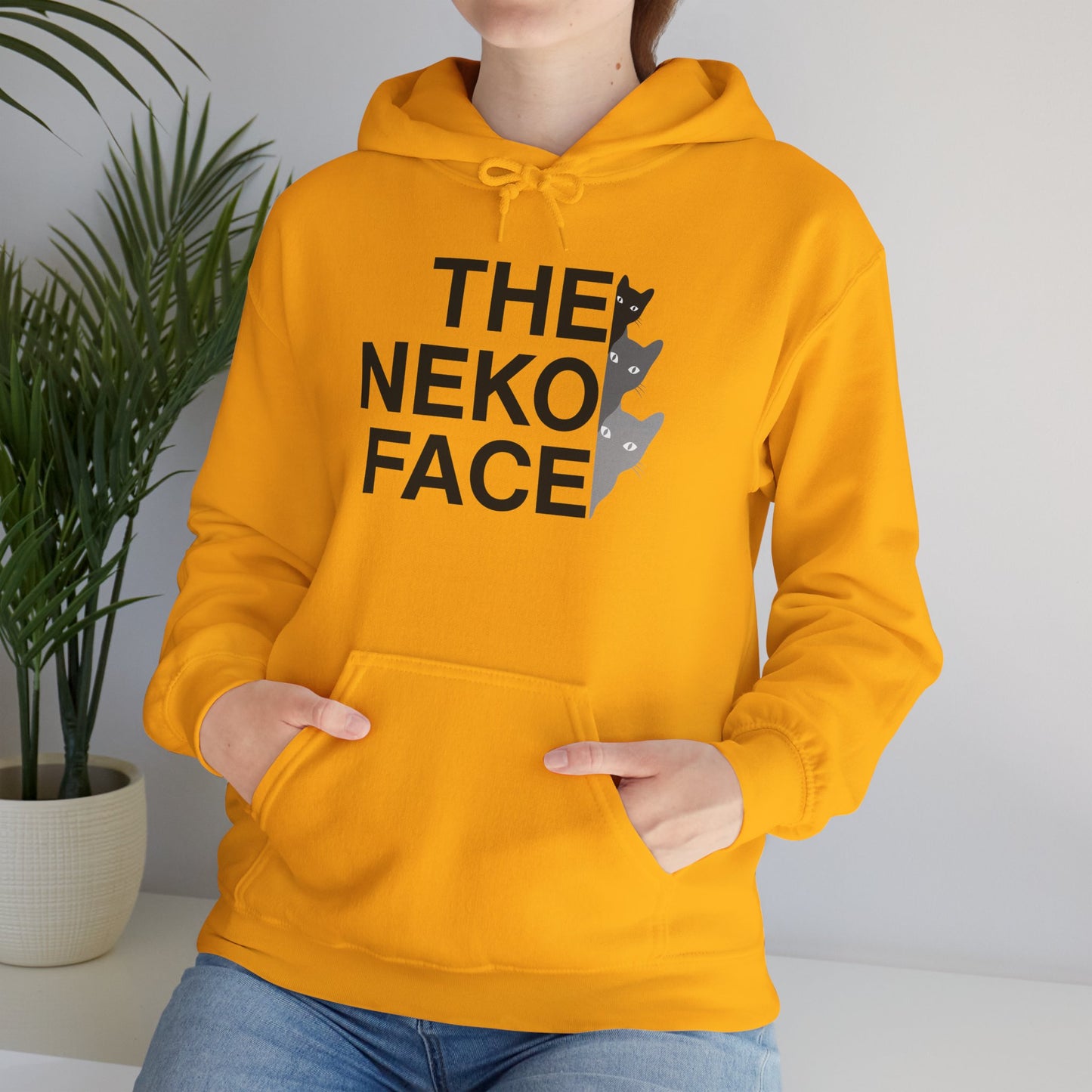 NekoPunch Original Hoodie – "THE NEKO FACE" | Unisex Heavy Blend™