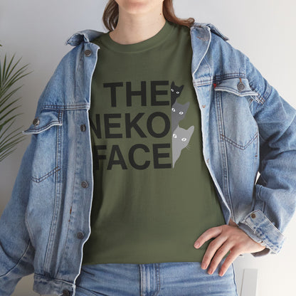 NekoPunch Original T-Shirt – “THE NEKO FACE” | Unisex Heavy Cotton Tee