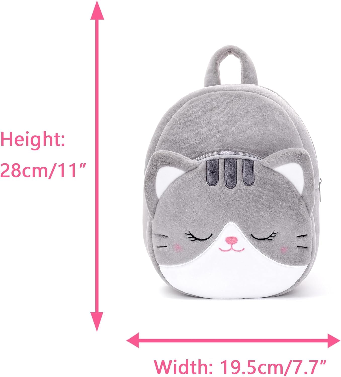 11" Plush Toddler Backpack - Soft and Adorable