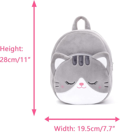 11" Plush Toddler Backpack - Soft and Adorable