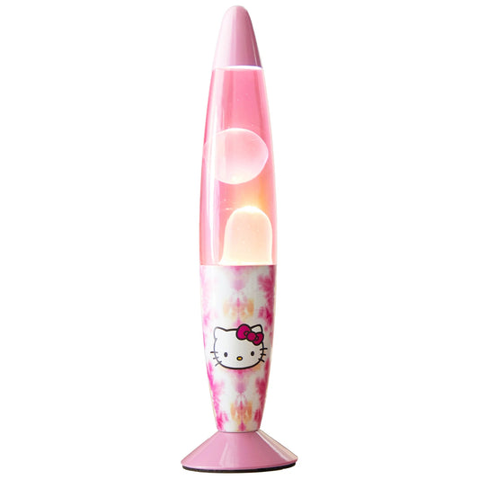 Hello Kitty 13" Pink Lava Motion Volcano Lamp – White Wax Flow