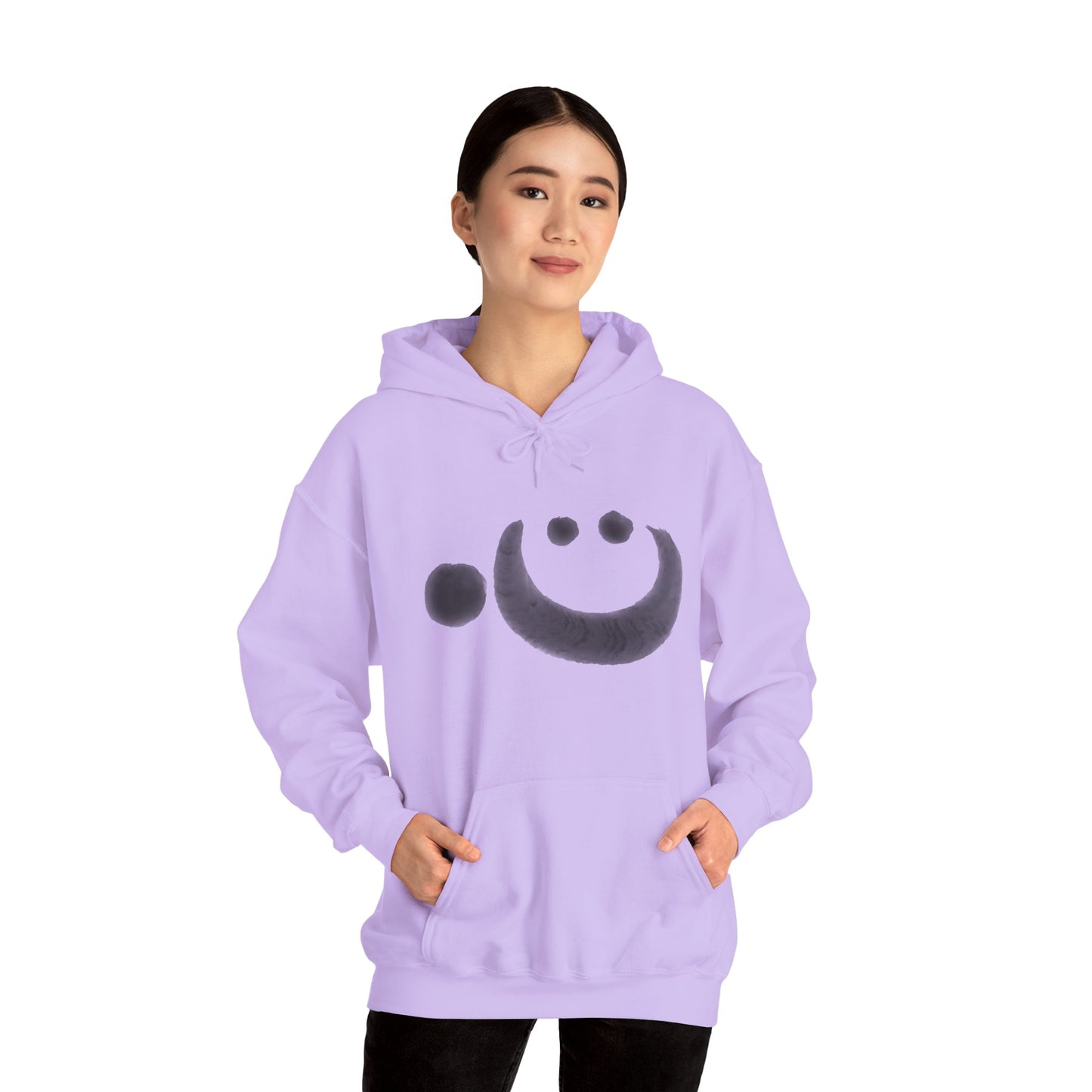 NekoPunch Original Hoodie – “Heart” (心) Japanese Calligraphy | Unisex Heavy Blend™