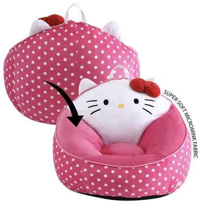 Hello Kitty Compressed Foam Bean Bag Chair – Cozy & Fun Seating for Kids