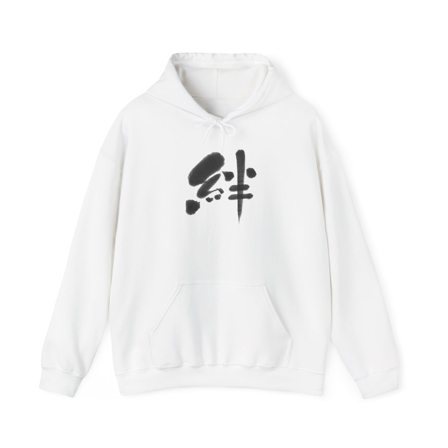 NekoPunch Original Hoodie – “Bond” (絆) Japanese Calligraphy | Unisex Heavy Blend™