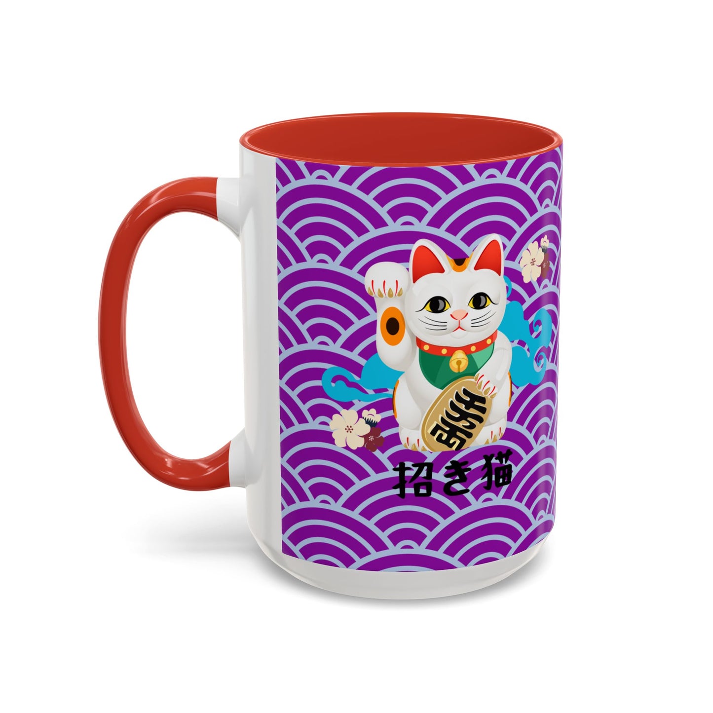 NekoPunch Original | 15oz Maneki Neko - Japanese Beckoning Cat Mug