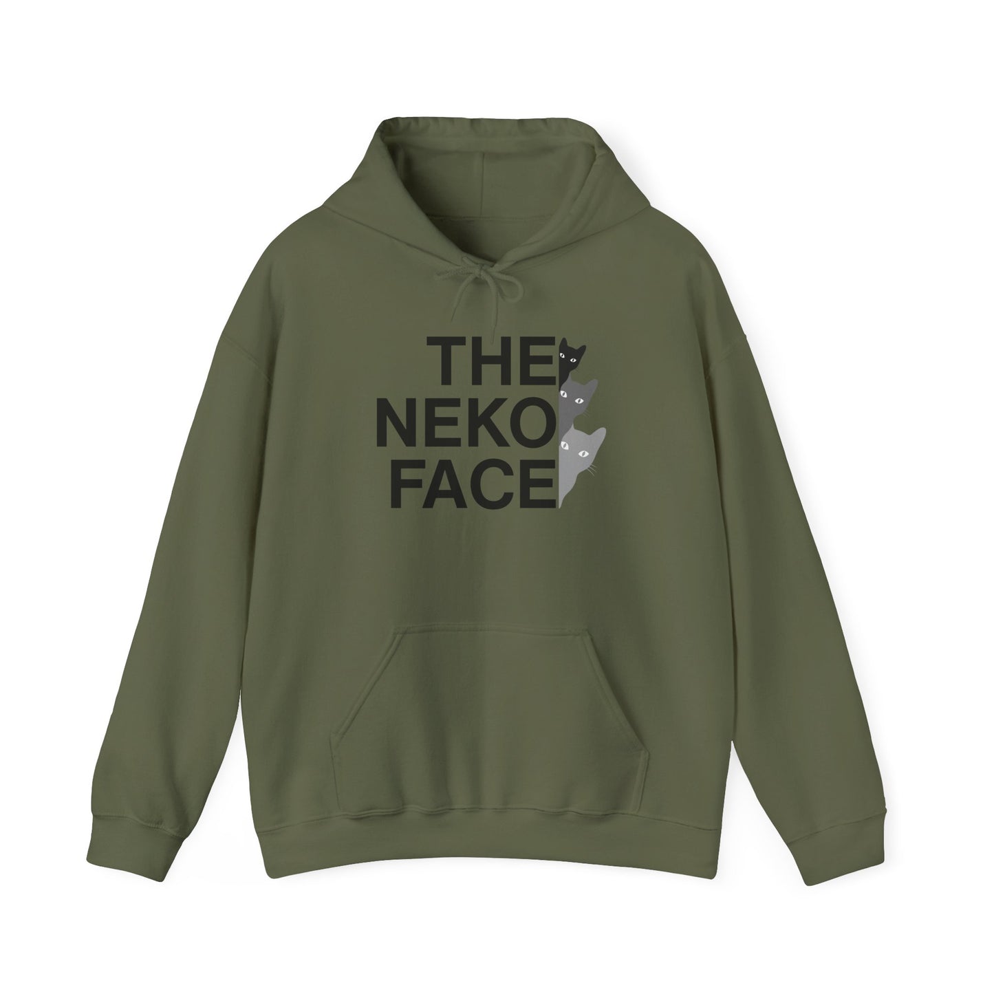 NekoPunch Original Hoodie – "THE NEKO FACE" | Unisex Heavy Blend™