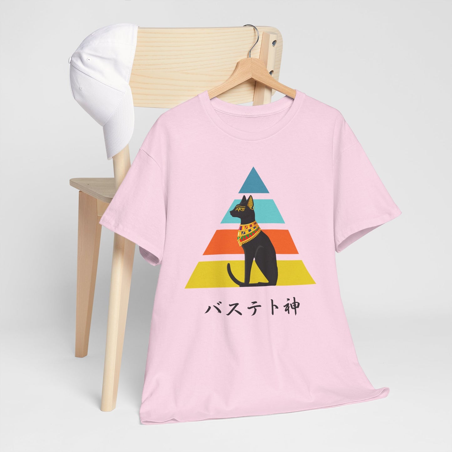 NekoPunch Original T-Shirt – “Bastet” (バステト神) | Unisex Heavy Cotton Tee