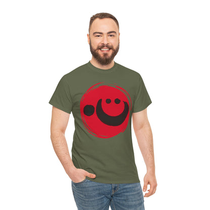 NekoPunch Original T-Shirt – "Heart" (心) Japanese Calligraphy | Unisex Heavy Cotton Tee