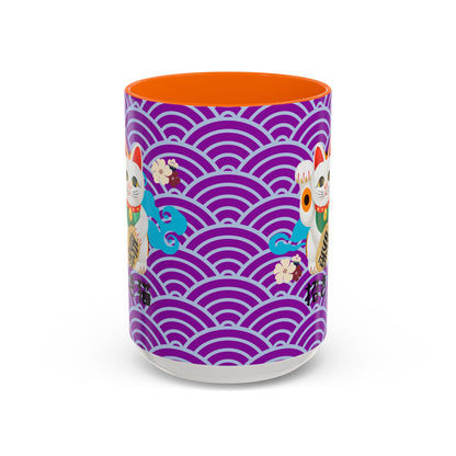 NekoPunch Original | 15oz Maneki Neko - Japanese Beckoning Cat Mug