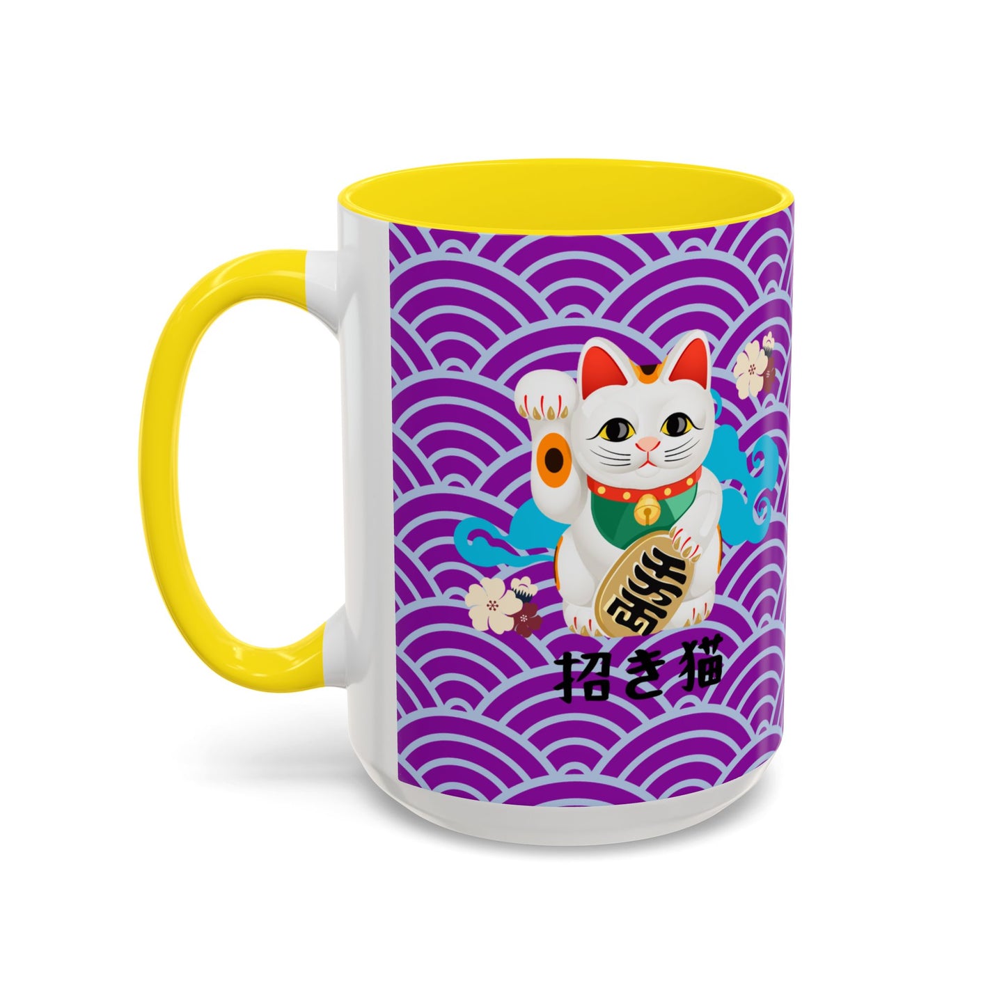 NekoPunch Original | 15oz Maneki Neko - Japanese Beckoning Cat Mug