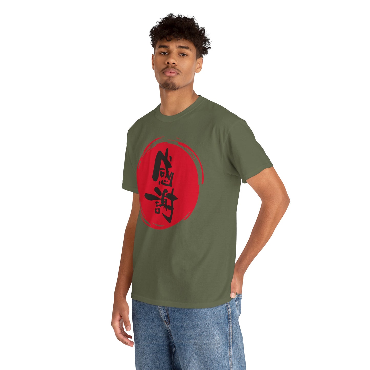 NekoPunch Original T-Shirt – “Gratitude” (感謝) Japanese Calligraphy | Unisex Heavy Cotton Tee