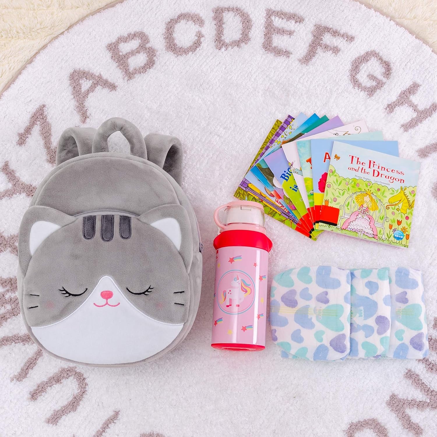 11" Plush Toddler Backpack - Soft and Adorable
