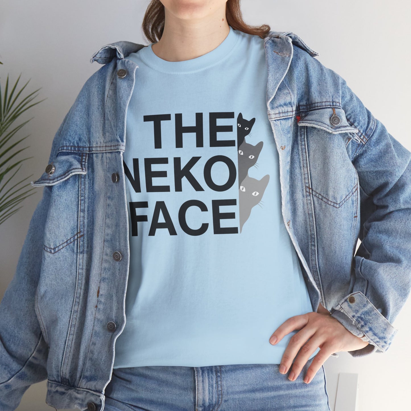 NekoPunch Original T-Shirt – “THE NEKO FACE” | Unisex Heavy Cotton Tee