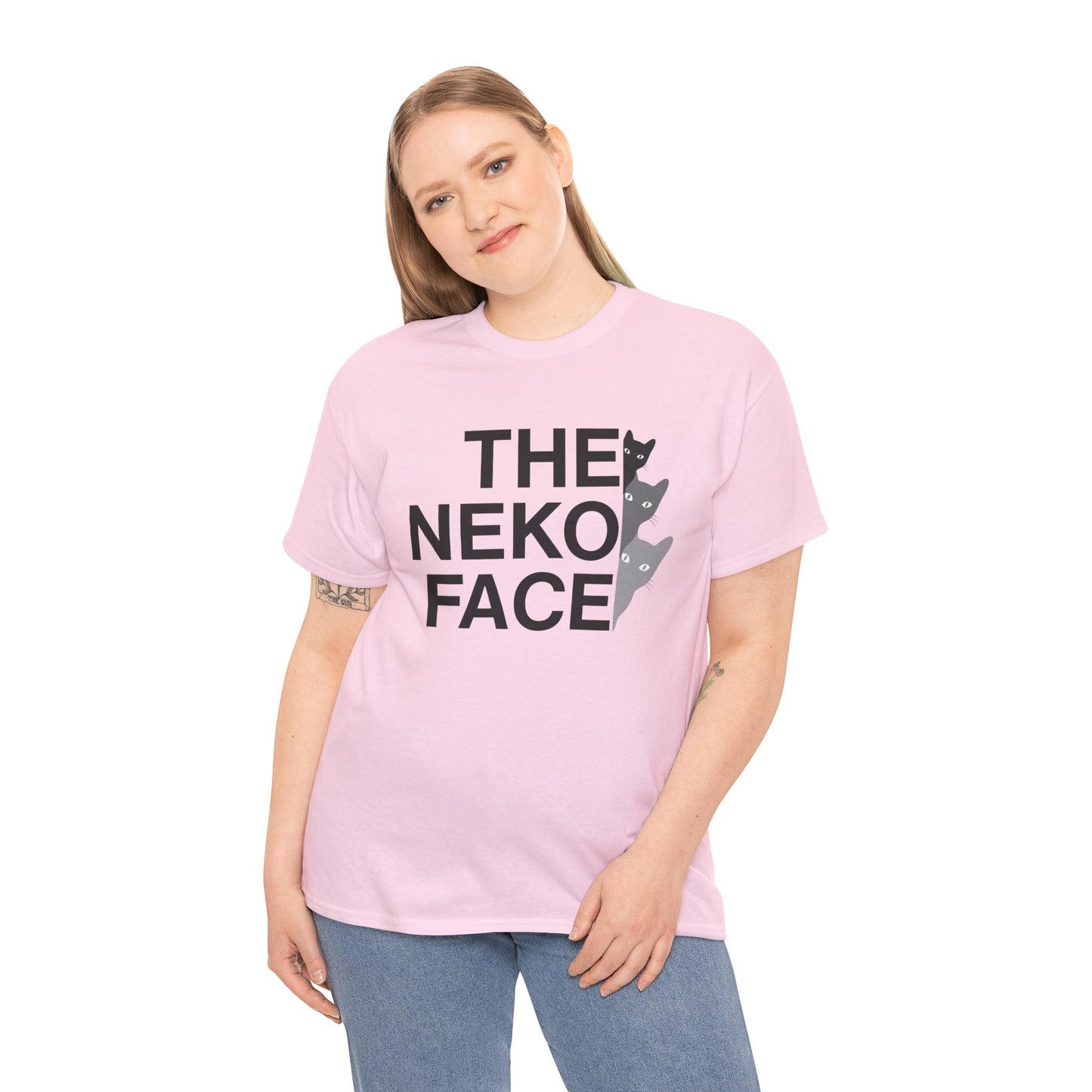 NekoPunch Original T-Shirt – “THE NEKO FACE” | Unisex Heavy Cotton Tee