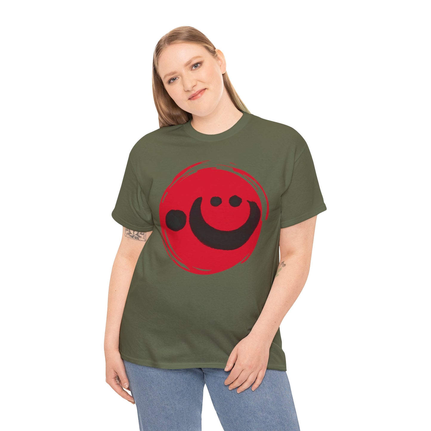 NekoPunch Original T-Shirt – "Heart" (心) Japanese Calligraphy | Unisex Heavy Cotton Tee