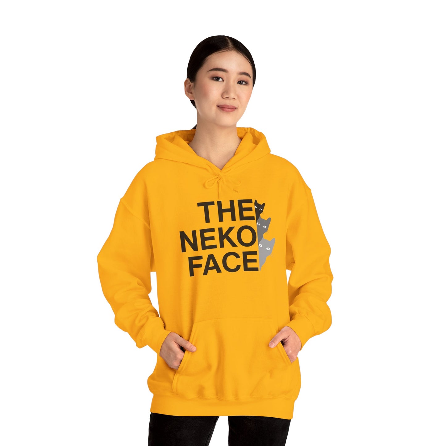 NekoPunch Original Hoodie – "THE NEKO FACE" | Unisex Heavy Blend™