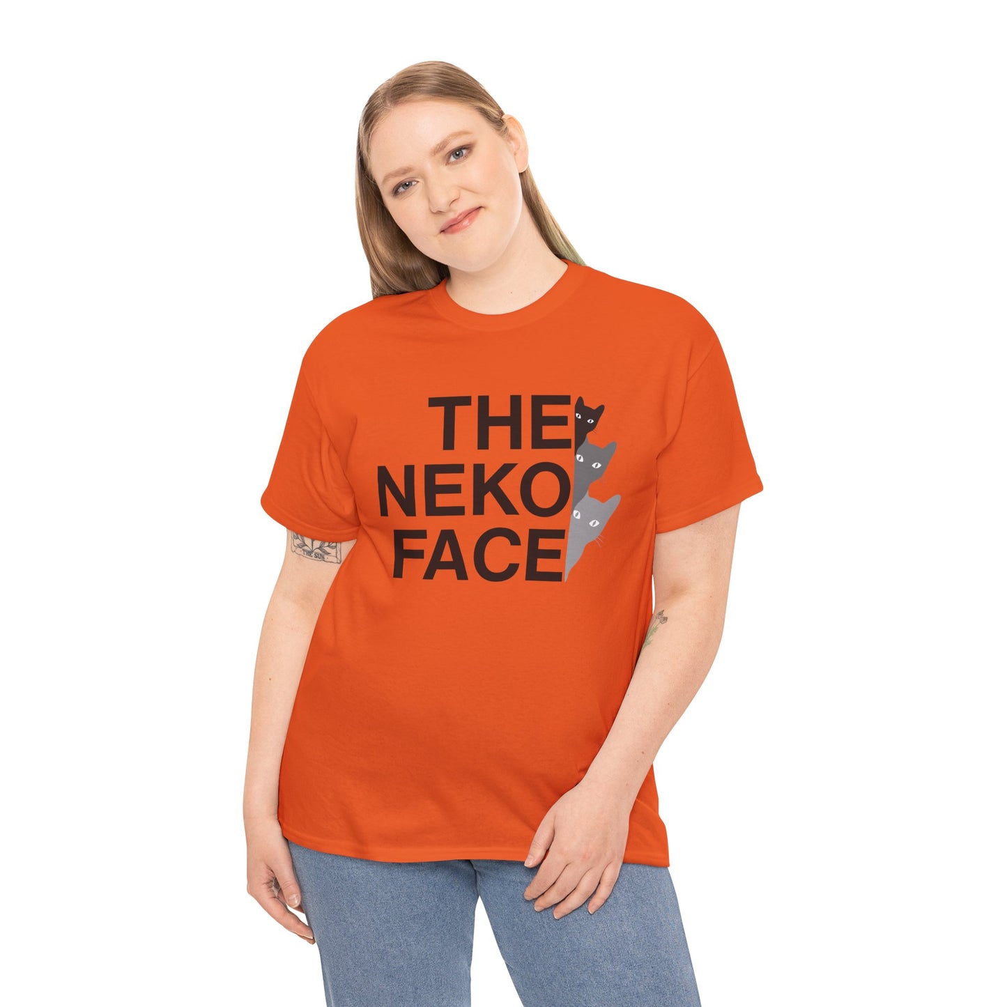 NekoPunch Original T-Shirt – “THE NEKO FACE” | Unisex Heavy Cotton Tee