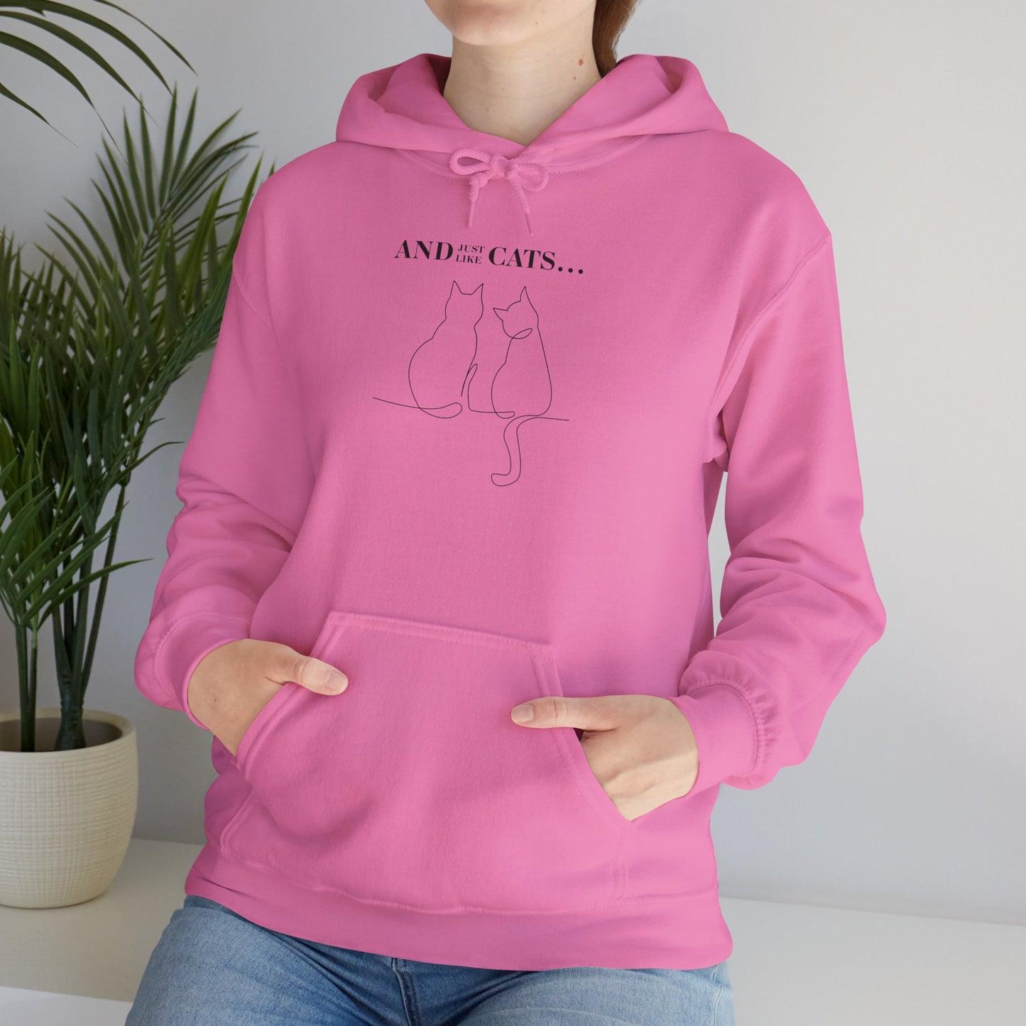 NekoPunch Original Hoodie – "AND JUST LIKE CATS" | Unisex Heavy Blend™