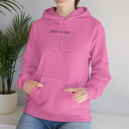 NekoPunch Original Hoodie – "AND JUST LIKE CATS" | Unisex Heavy Blend™