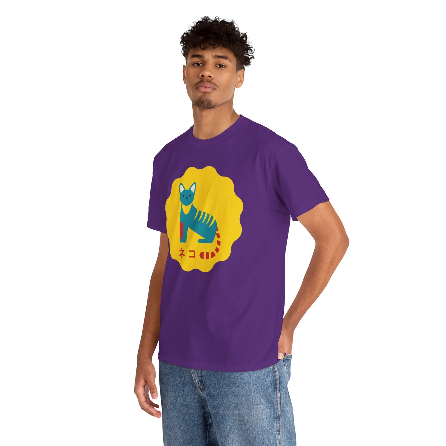 NekoPunch Original T-Shirt – “Cat” (ネコ) | Unisex Heavy Cotton Tee