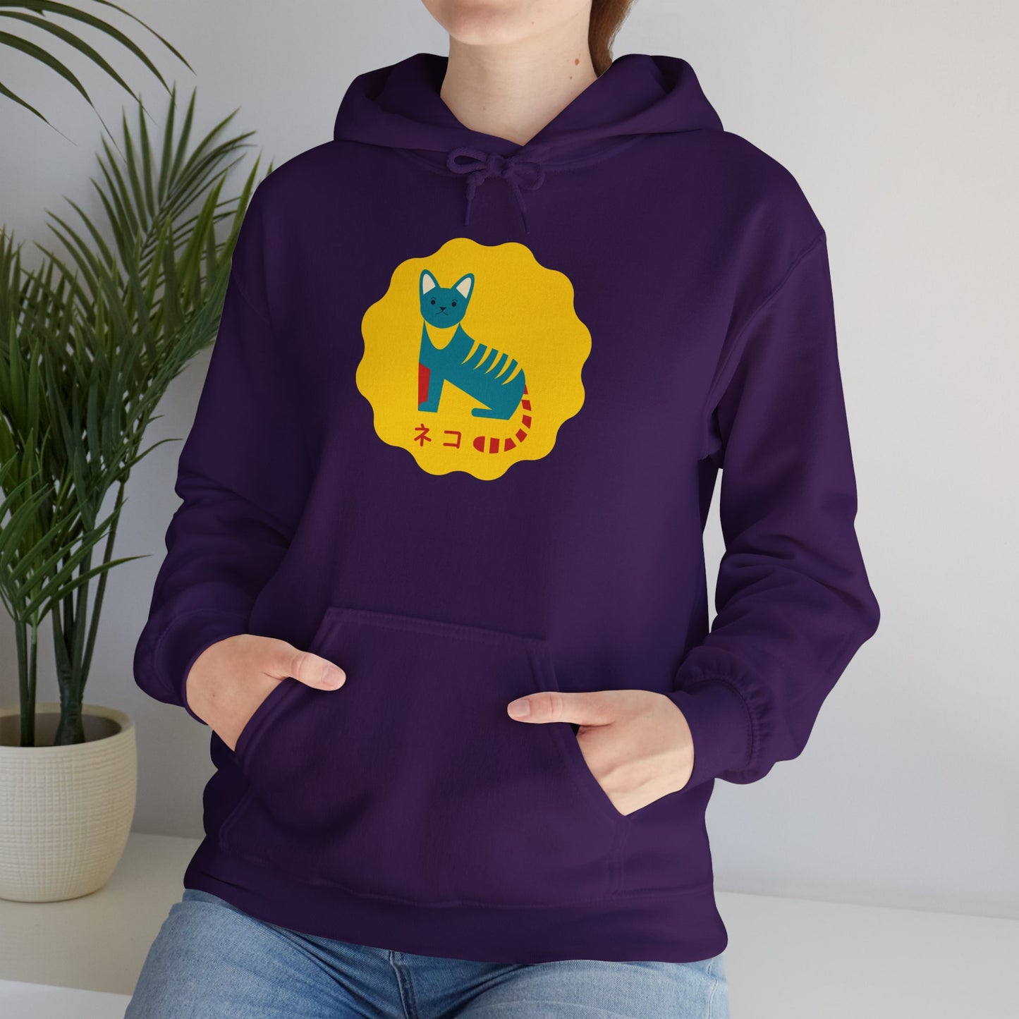 German Cat - Unisex Heavy Blend™ Hoodie - Neko - Japanese