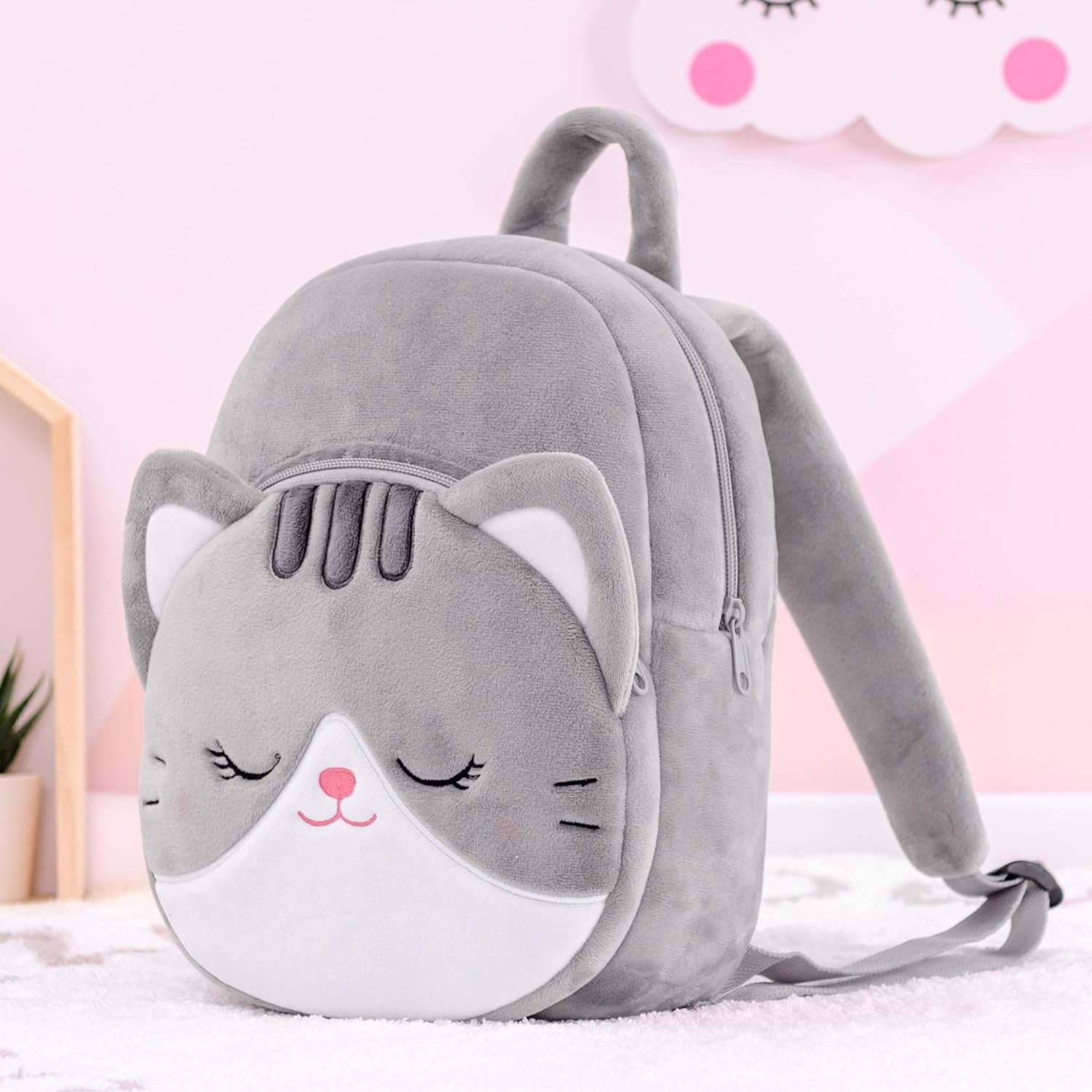 11" Plush Toddler Backpack - Soft and Adorable